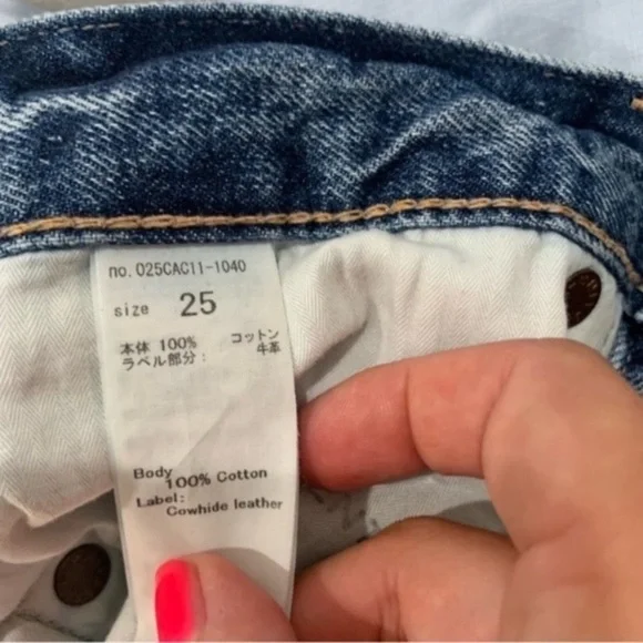 Moussy Vintage Jeans Beckton Tapered Straight Leg Distressed - Picture 4 of 8